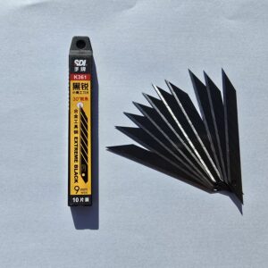 Ostrza do noża segmentowe łamane 9 mm 10szt. kąt 30°